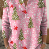 Sofía | Christmas Sweater with Buttons