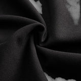 Marina | Edles schwarzes Kleid mit Gürtel und Mandarin-Kragen