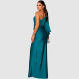 Meda - Elegant one-shoulder maxi dress