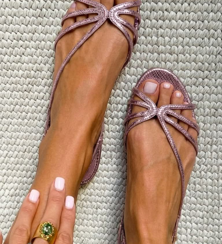 Rita | Golden Sandals Elegance of Summer