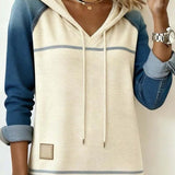Camila | Striped Hooded Dress with Color Mix