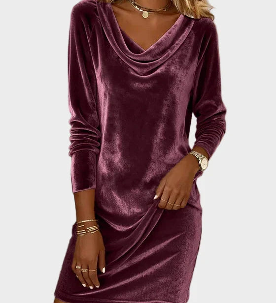 Frosina - Loose Velvet Dress