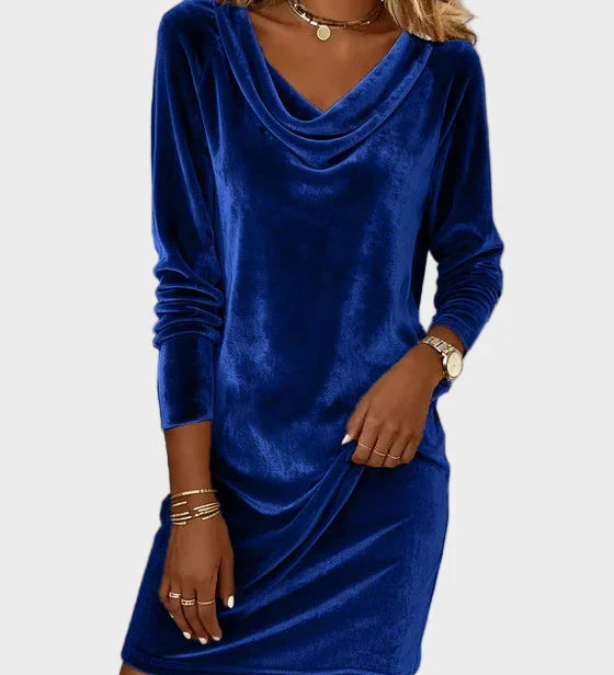 Frosina - Loose Velvet Dress