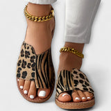 Sieglinde - Two-Toned Leopard Slippers
