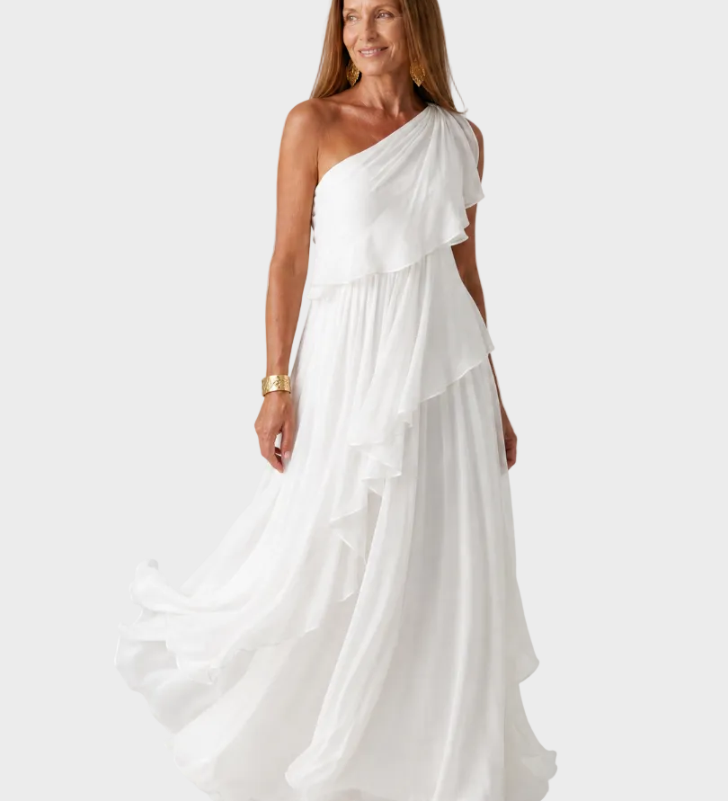 Talia - Maxi Dress with Cascading Ruffles
