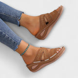 Berta - Comfort Sandals in Navy Blue