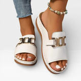 Elegant Buckle Sandals for Women – Comfortable Fit