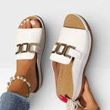 Elegant Buckle Sandals for Women – Comfortable Fit