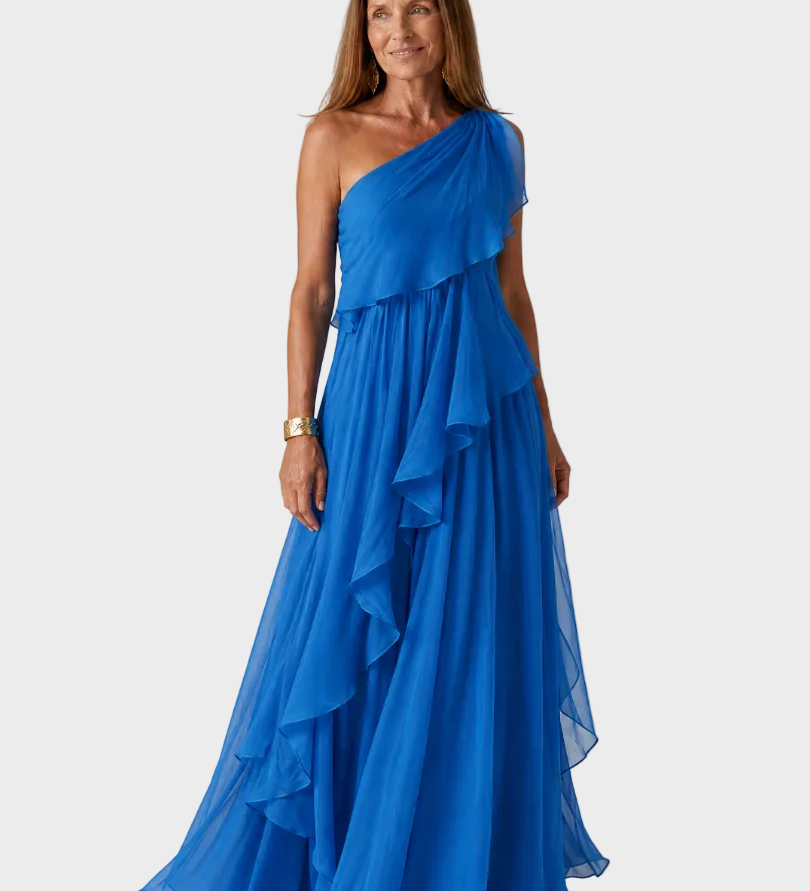 Talia - Maxi Dress with Cascading Ruffles