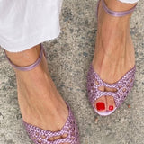 Isadora | Golden Braided Sandals