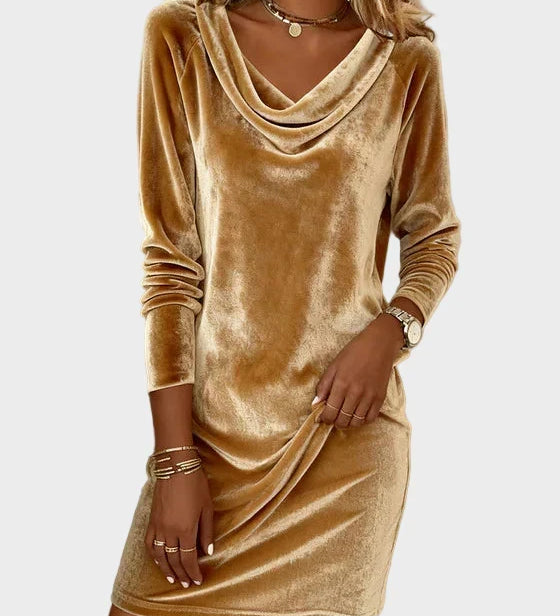 Frosina - Loose Velvet Dress