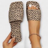 Liesbeth - Leopard Print Slippers