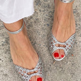 Isadora | Golden Braided Sandals
