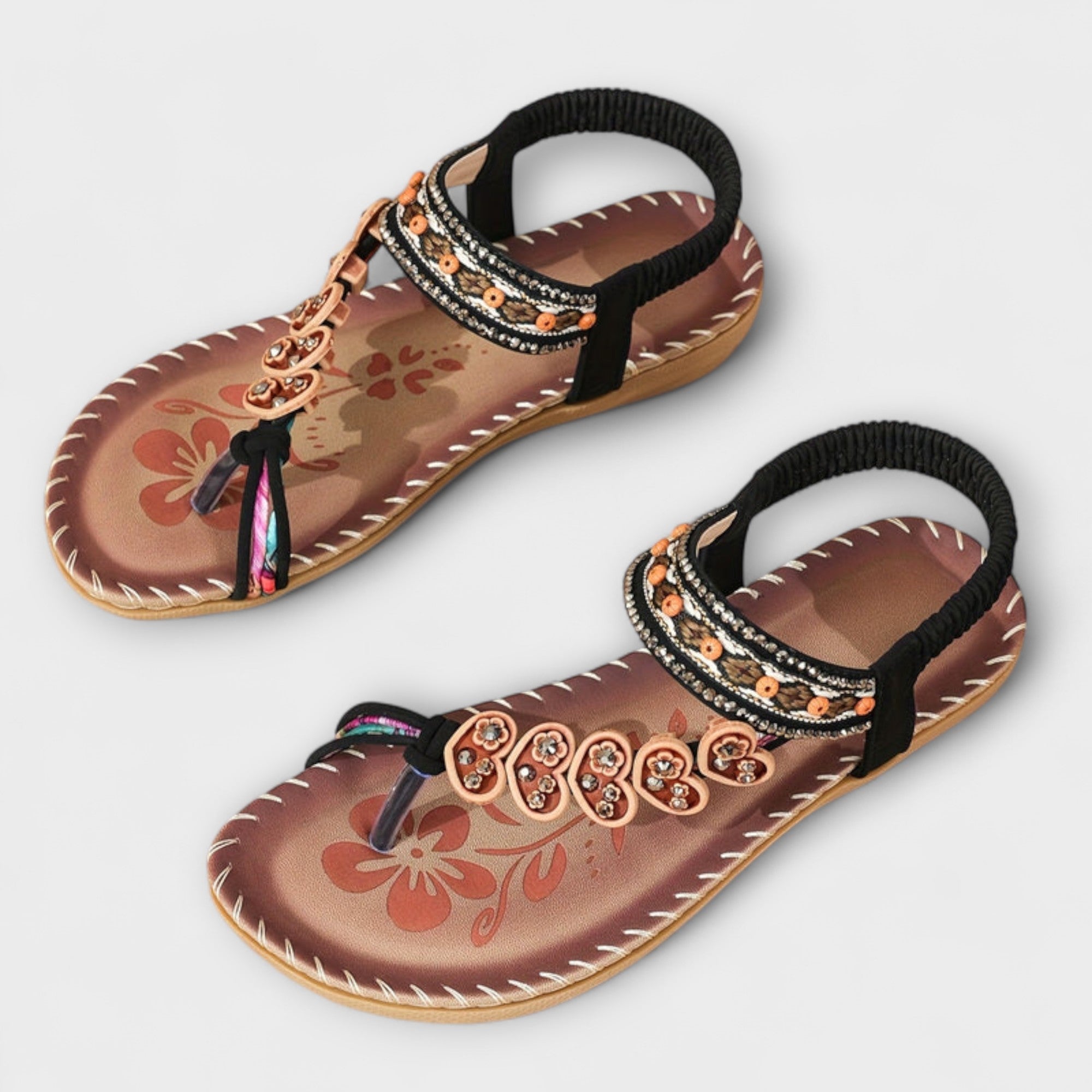 Apollonia - Boho Sandals with Toe Post