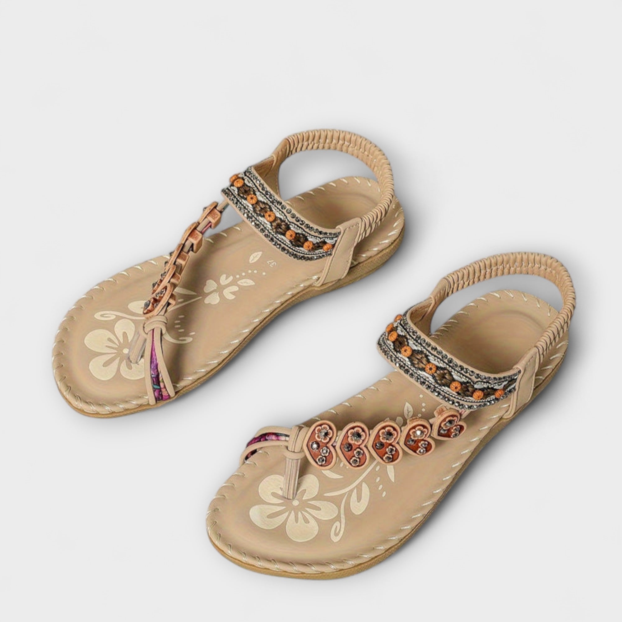 Apollonia - Boho Sandals with Toe Post