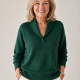 Soft V-Neck Jumper for Women