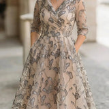 Marceline | Classic Graceful Wrap Dress