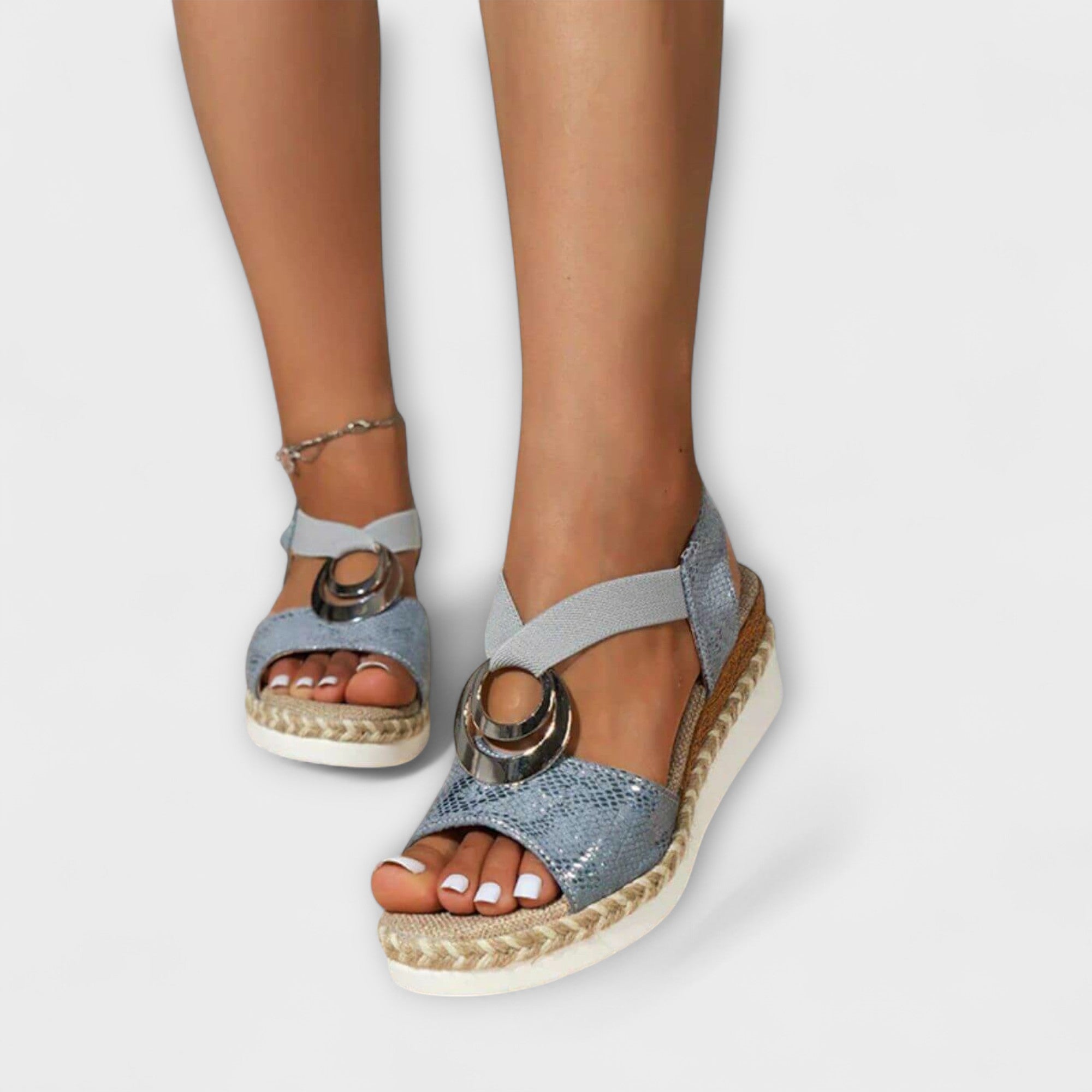 Roswitha - Beige Comfort Sandals