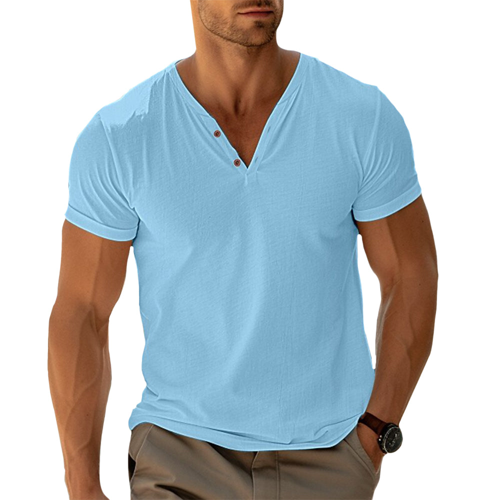 Isaac - Tailored Movement Henley Shirt