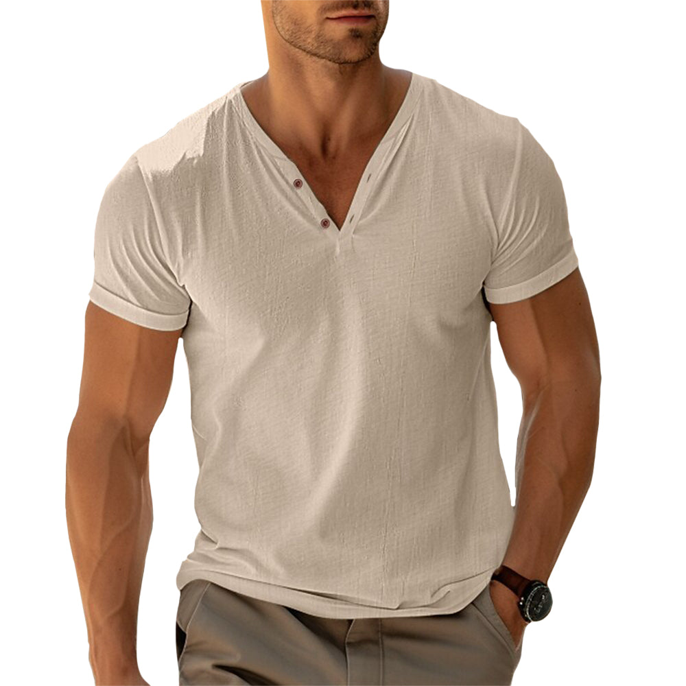Isaac - Tailored Movement Henley Shirt