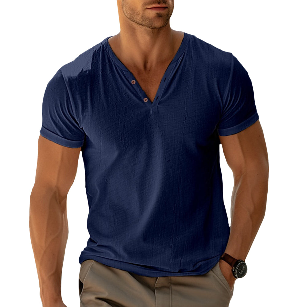 Isaac - Tailored Movement Henley Shirt