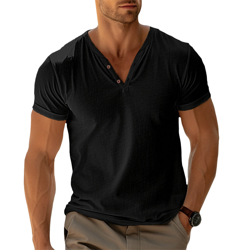 Isaac - Tailored Movement Henley Shirt