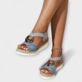 Roswitha - Beige Comfort Sandals