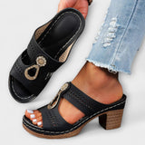 Margarete - Stylish Black Sandals