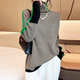 Beatriz | High Neck Sweater with Eye-Catching Contrasting Stripes