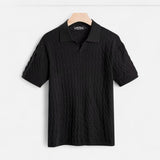 Reuben - Mixed Pique Texture Jumper