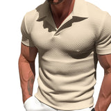 Darcy - Zip Polyester Blend Polo