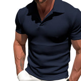 Darcy - Zip Polyester Blend Polo