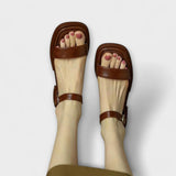 Elsbeth - Simple Leather Sandals