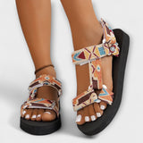 Hildrun - Ethno Sandals with Ankle Strap