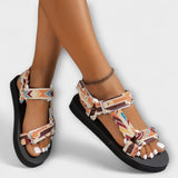 Hildrun - Ethno Sandals with Ankle Strap