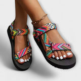 Hildrun - Ethno Sandals with Ankle Strap