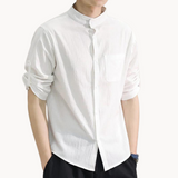 Owen - Elegant Mandarin Collar Shirt