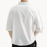 Owen - Elegant Mandarin Collar Shirt