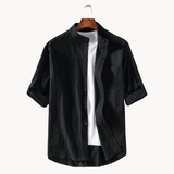 Owen - Elegant Mandarin Collar Shirt
