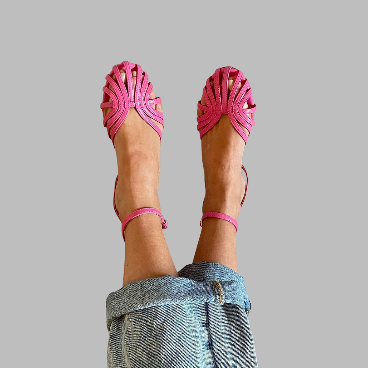 Vittoria | Golden Decorative Sandals