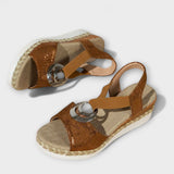Roswitha - Beige Comfort Sandals