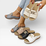 Elegant Buckle Sandals for Women – Comfortable Fit