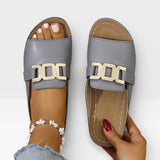 Elegant Buckle Sandals for Women – Comfortable Fit