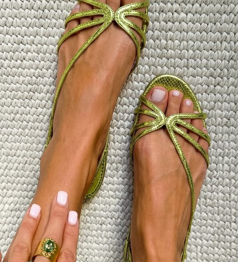 Rita | Golden Sandals Elegance of Summer