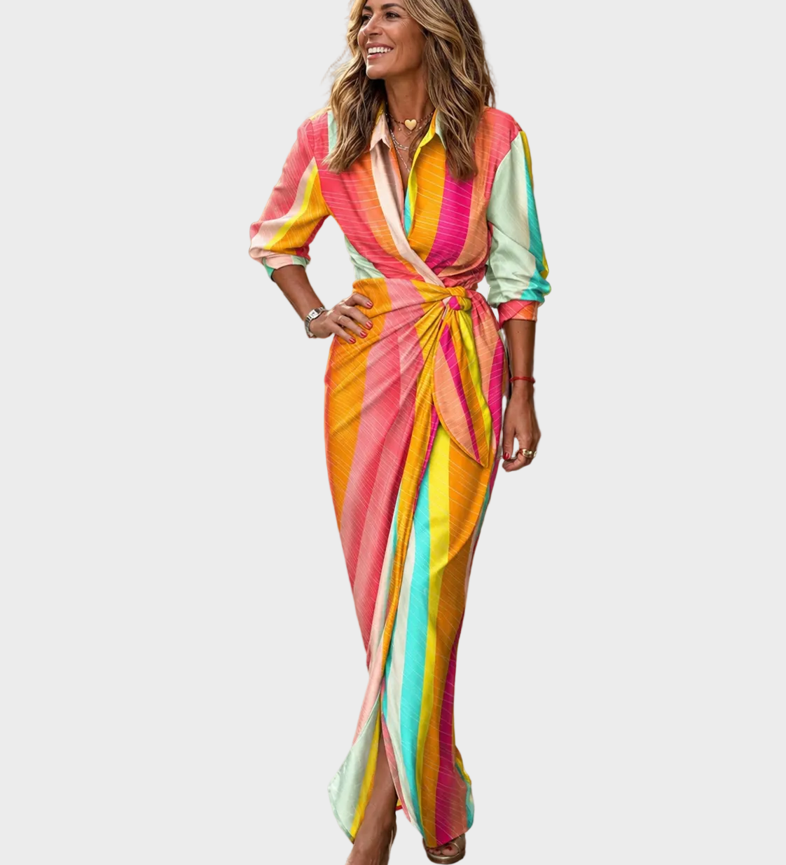 Lola - Maxi Print Dress