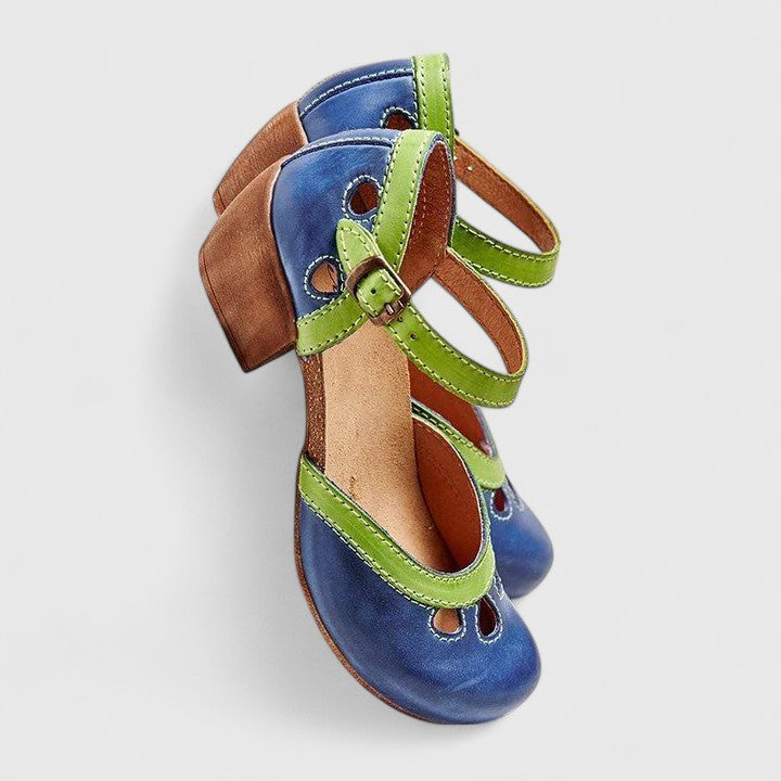 Klothilde - Sandals with Studs in Blue