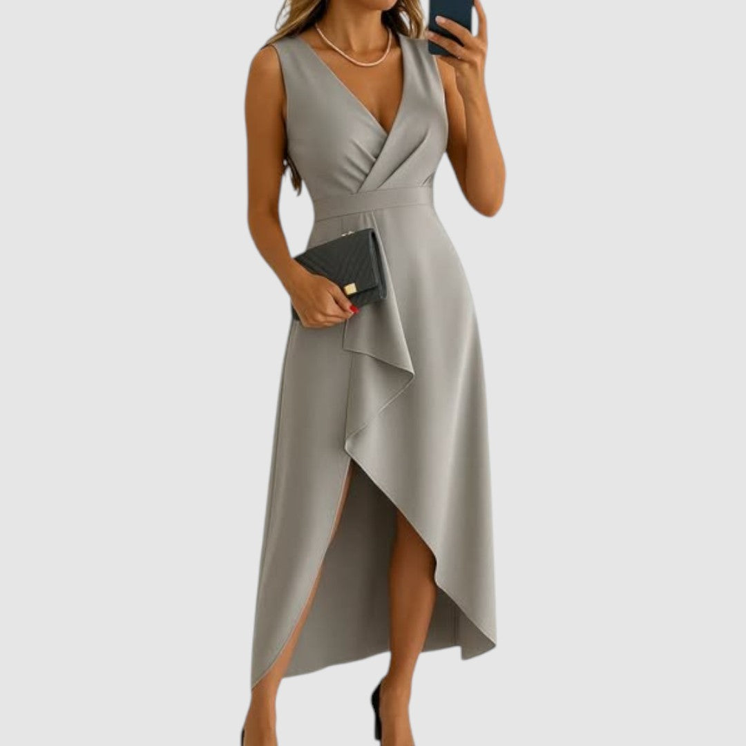 Valerie - Elegant wrap dress with a V-neck