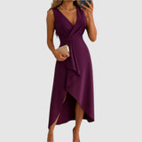 Valerie - Elegant wrap dress with a V-neck