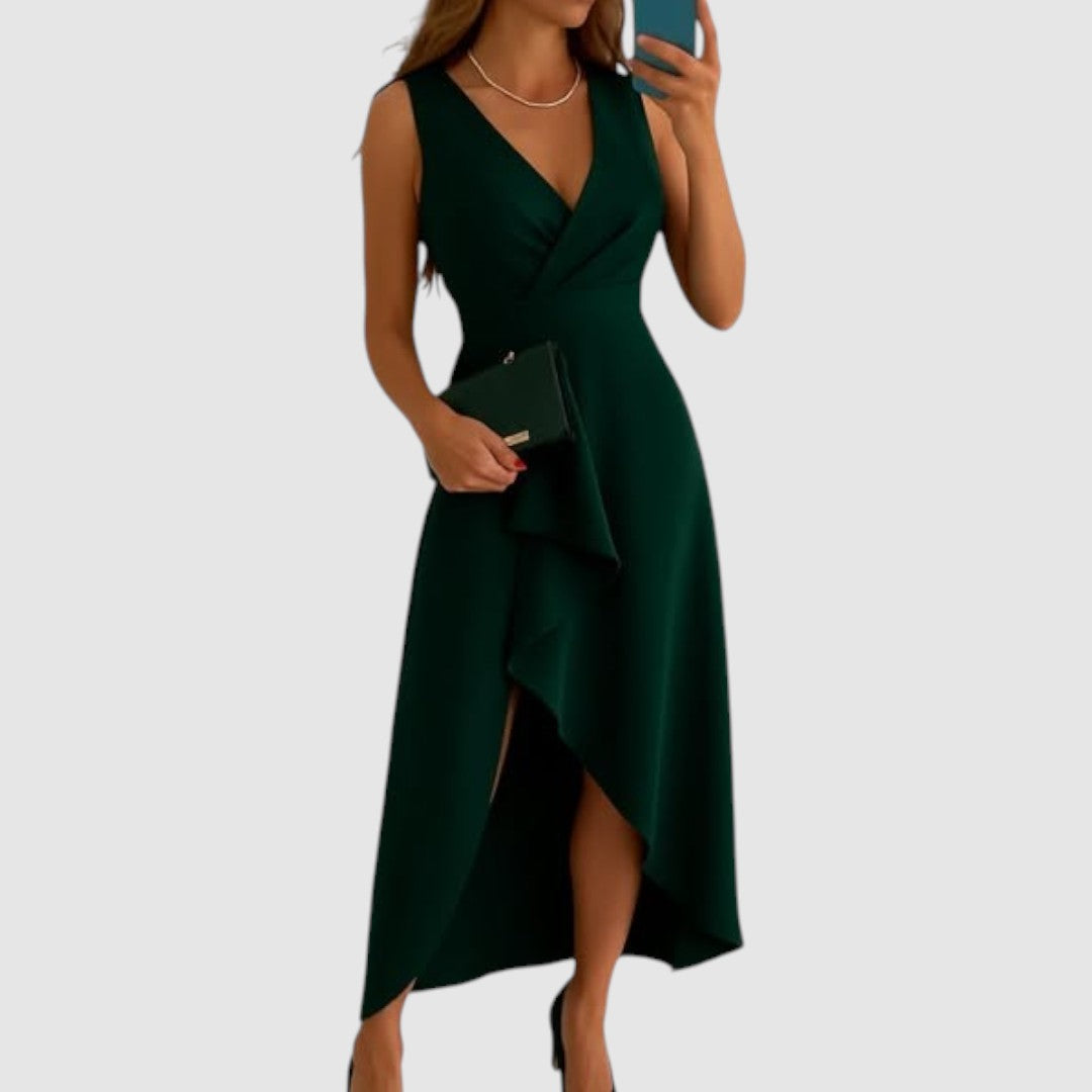 Valerie - Elegant wrap dress with a V-neck