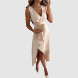 Valerie - Elegant wrap dress with a V-neck